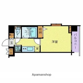フェニックス芝アストラーレ【8階】の間取り