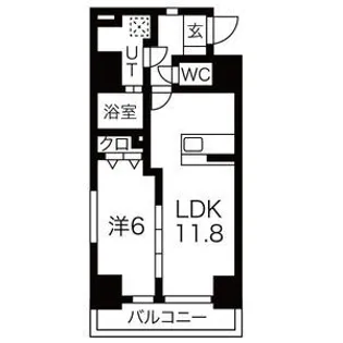 ヴィガラス【1階】の間取り