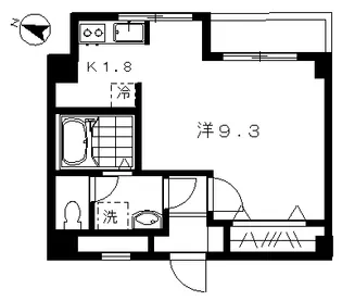 セピア西池袋【4階】の間取り