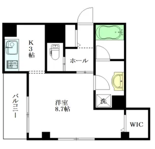 AXIA NAKANO【6階】の間取り