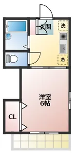 ルビーハイツ【1階】の間取り