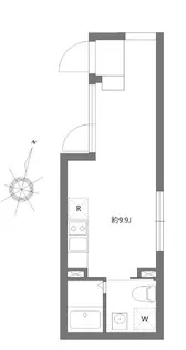 スカイヒルズ白山【1階】の間取り