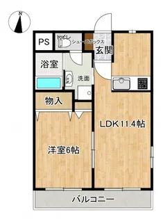 アメニティサイキ3【3階】の間取り