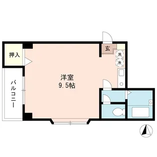 ブルーエンジェル【1階】の間取り