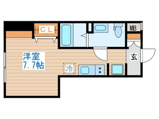 MDM千駄ヶ谷WEST【1階】の間取り