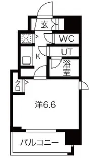 アクアプレイス梅田III【5階】の間取り
