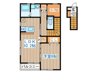 LienII【2階】の間取り