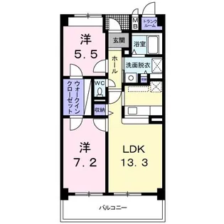 フィールド・アライズII【4階】の間取り