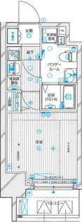 メインステージ蒲田IVエグザ【11階】の間取り