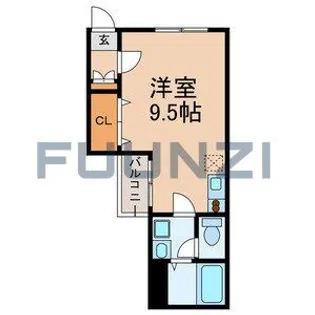 シモンズII【2階】の間取り