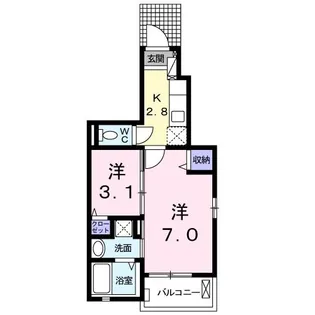 トレス S.T.【1階】の間取り