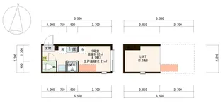 ハーモニーテラス稲荷台III【1階】の間取り