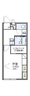 レオパレスサニーヒルズ【1階】の間取り