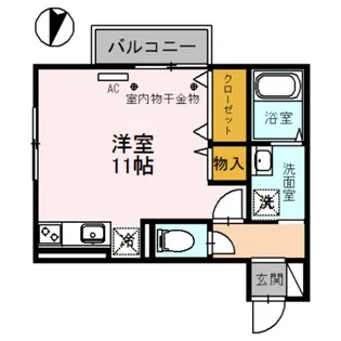 copain・court(コパンコート)【1階】の間取り