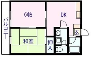 豊泉ビル3【3階】の間取り