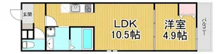 フジパレス新伊丹駅東ウエスト【2階】の間取り