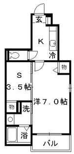 サンドリム【1階】の間取り