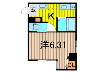 noir et blanc蕨【4階】の間取り