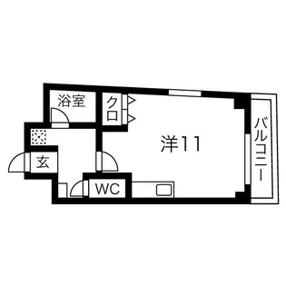 プリミエールK II【1階】の間取り
