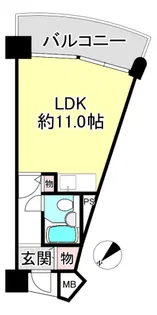 琵琶湖アーバンリゾートIII番館【5階】の間取り