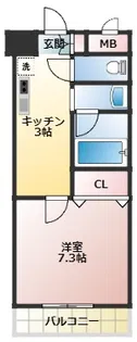 Flos静岡天王町【6階】の間取り