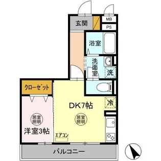 ルミエール【3階】の間取り