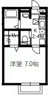 オリンピア輝【2階】の間取り