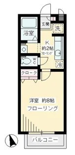 アーク麻生川【1階】の間取り