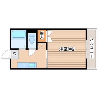 ベルトピア仙台I【1階】の間取り