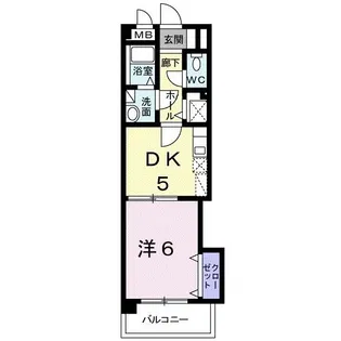 ア ラ モード アビタシオン【3階】の間取り