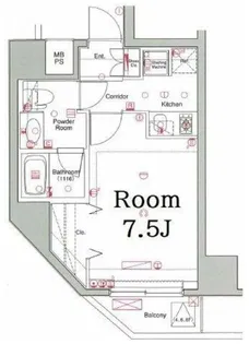 L-Flat入谷【2階】の間取り