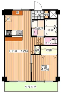 レジデンスノーブル【2階】の間取り