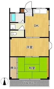 まるめハイツ【3階】の間取り