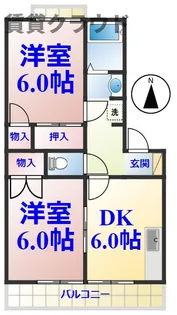 ファミール川戸【2階】の間取り