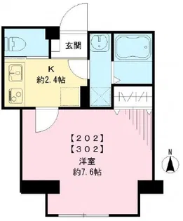 pinvillage大井町【4階】の間取り