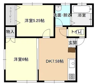 サンエルム【1階】の間取り
