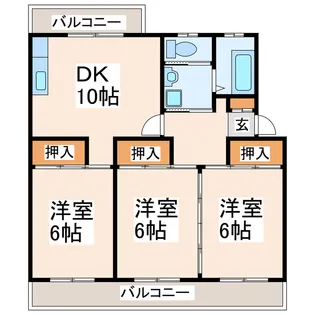 エルワンマンション【2階】の間取り
