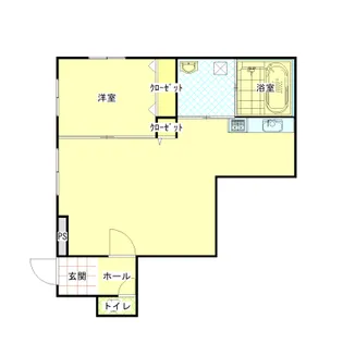 1LDKの間取り画像