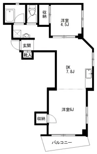 メゾンブランシュ【3階】の間取り