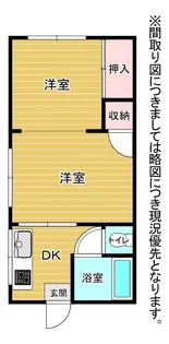 中野荘【1階】の間取り
