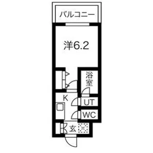 スプランディッド難波【10階】の間取り