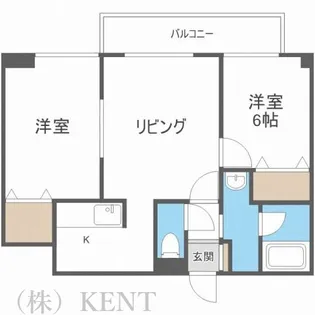 ベルボアメゾン宮の沢【1階】の間取り