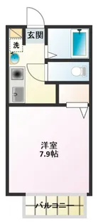 エステートムツミ【1階】の間取り