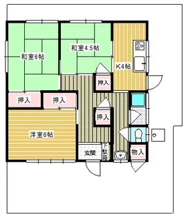 兵庫県尼崎市富松町2【一戸建】の間取り
