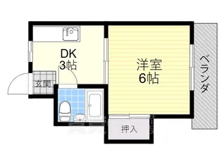 中川マンション【1階】の間取り