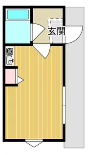コーポ東光【1階】の間取り
