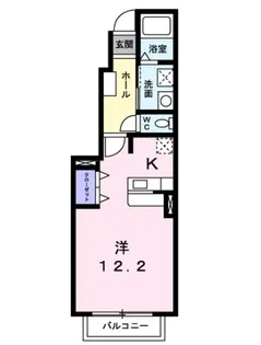 ウィンクルC【1階】の間取り