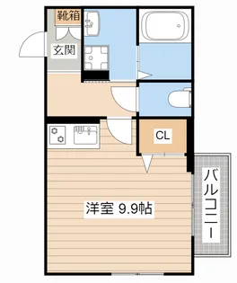 京町エンジェル【2階】の間取り