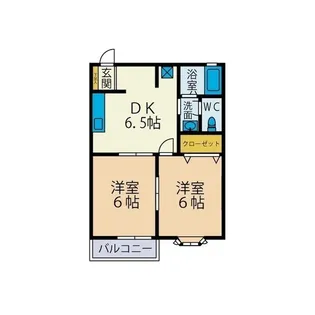 アネックスB【2階】の間取り