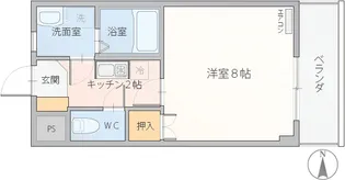 アドニス光陽【1階】の間取り
